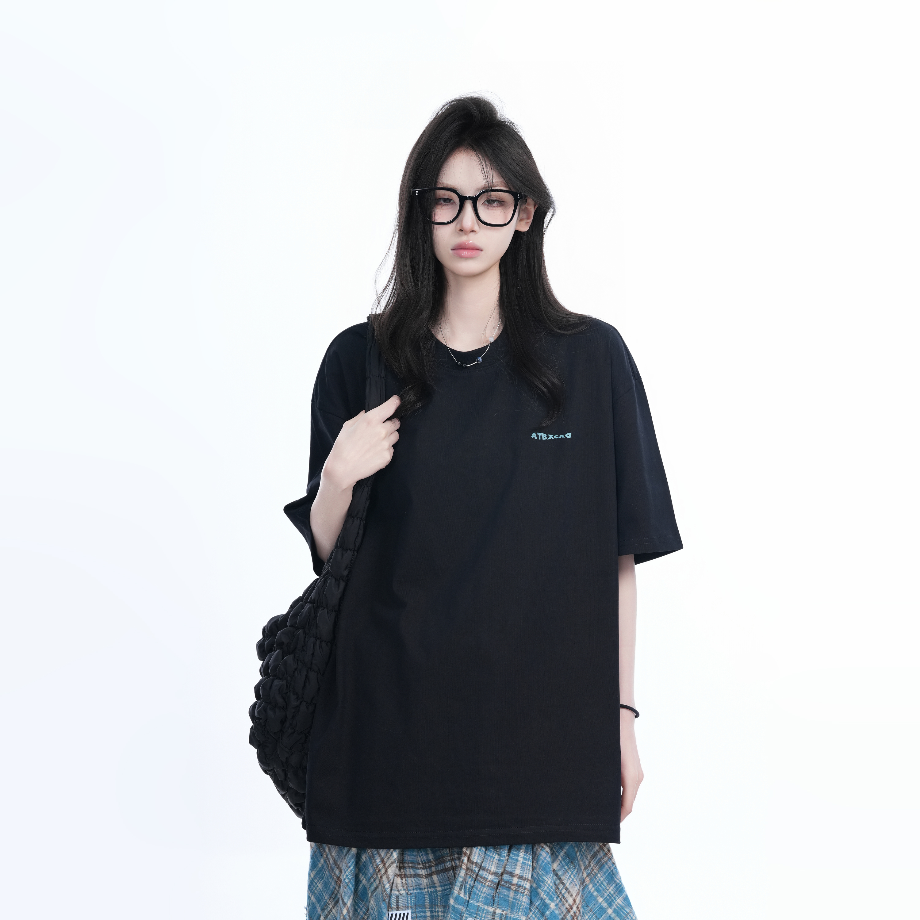 Deep Red Oversized Women’s T-Shirt with Round Neck, "Sit and Eat Until the Mountains Are Empty", American Retro Style, Short Sleeve