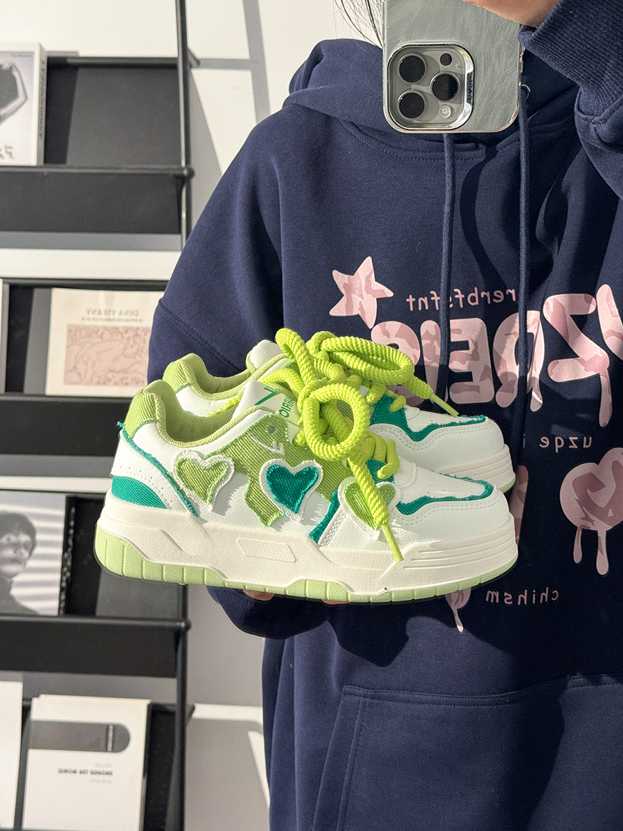 Denim Blue Board Shoes for Women - Trendy Thick-Soled Sneakers, Breathable Spring/Summer Sports Footwear Denim Blue Board Shoes for Women - Trendy Thick-Soled Sneakers, Breathable Spring/Summer Sports Footwear