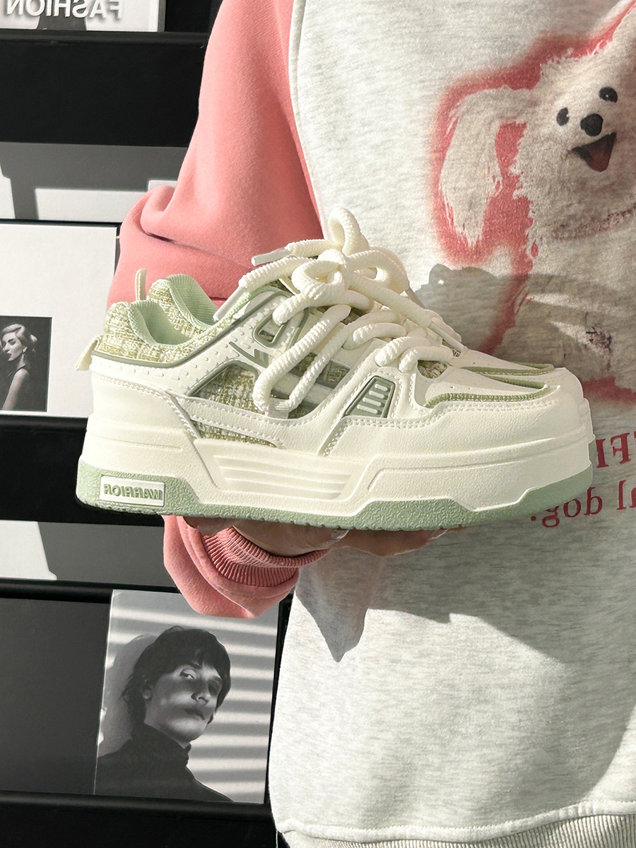 Denim Blue Board Shoes for Women - Trendy Thick-Soled Sneakers, Breathable Spring/Summer Sports Footwear Denim Blue Board Shoes for Women - Trendy Thick-Soled Sneakers, Breathable Spring/Summer Sports Footwear