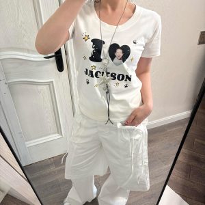 Detachable Two-Way Wear White Wide-Leg Pants for Women - Casual Loose Fit Spring Style, Versatile Straight Long Trousers