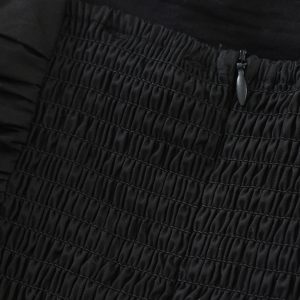 Elegant Goddess Long Black Dress - French Style Vacation Sling Dress for Summer 2025 Women's Fashion