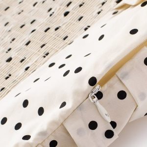 Elegant Off-White Polka Dot Dress for Women - French Style Long Dress, Summer 2025 Fashion, Chic and Sophisticated Look