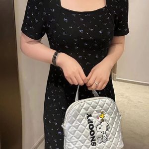 Elegant Plus Size Floral Maxi Dress - French Style, Waist-Cinching Design, Flattering Short Sleeves for Summer Curvy Fashion