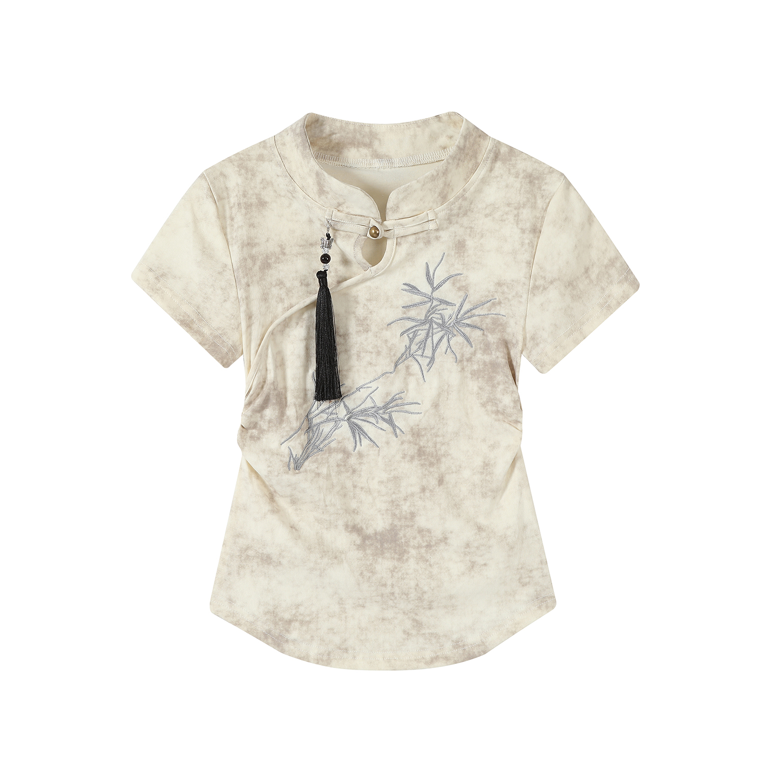 Elegant Zen-Inspired Two-Piece Dress Set for Women - Chinese Style, National Wind, Summer Outfit, Youthful Look