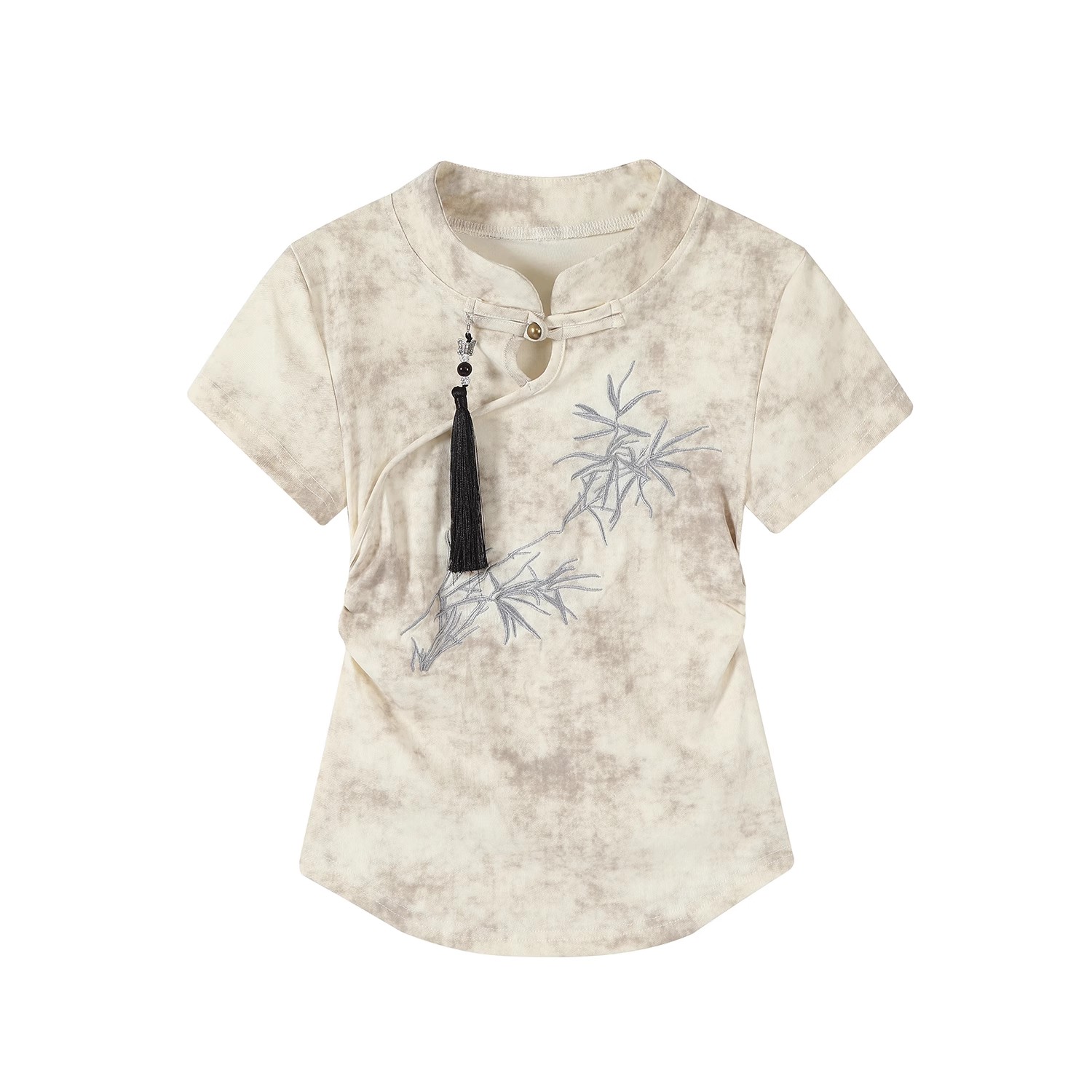 Elegant Zen-Inspired Two-Piece Dress Set for Women - Chinese Style, National Wind, Summer Outfit, Youthful Look