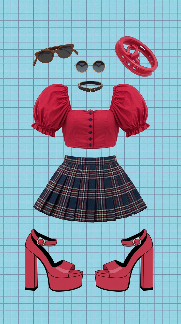 Everskies Red Outfit: How to Style It Right outfit idea