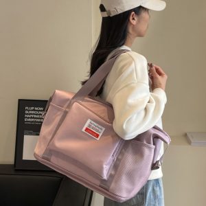 Extra Large Wheeled Travel Bag for Women - Large Capacity Portable Maternity Storage & Sports Gym Luggage Bag