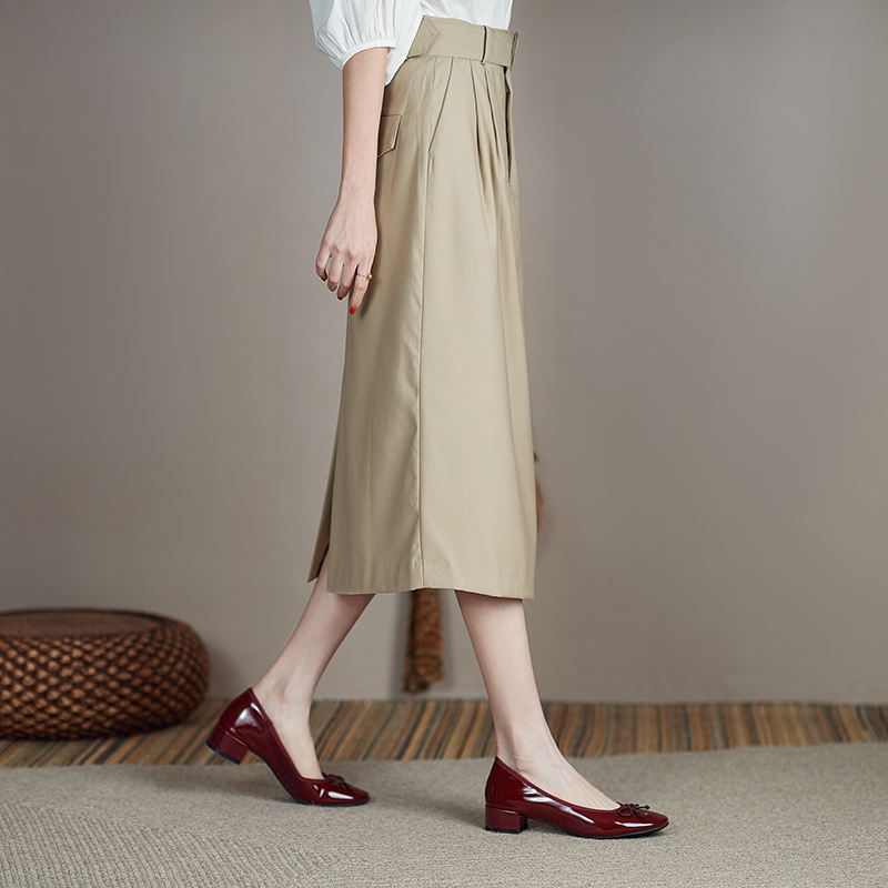 Fairy Style Red Genuine Leather Mid-Heel Bow Shoes for Women - Sweet Wedding and Bridesmaid Footwear Fairy Style Red Genuine Leather Mid-Heel Bow Shoes for Women - Sweet Wedding and Bridesmaid Footwear