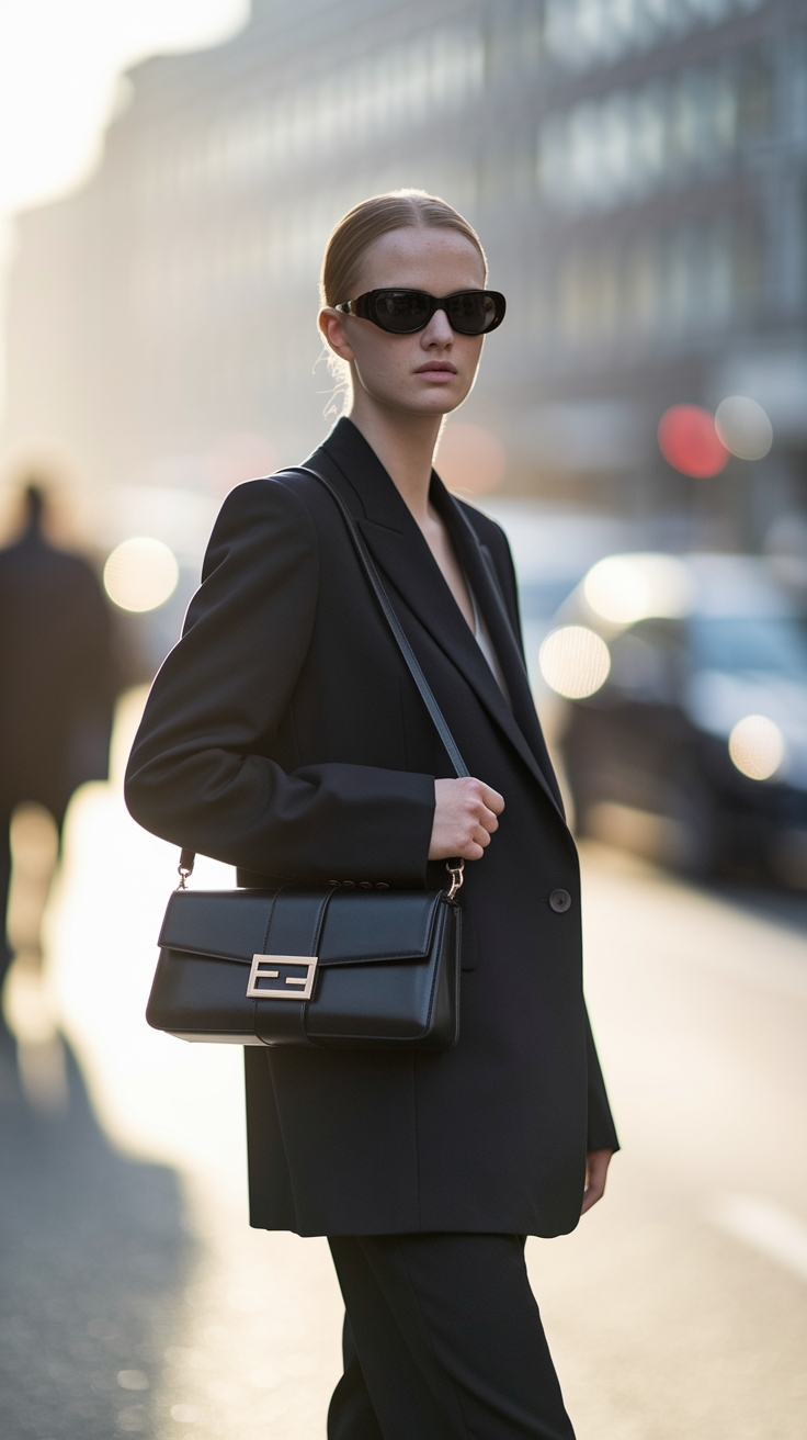 The Allure of the Fendi Baguette Black: A Timeless Piece outfit idea
