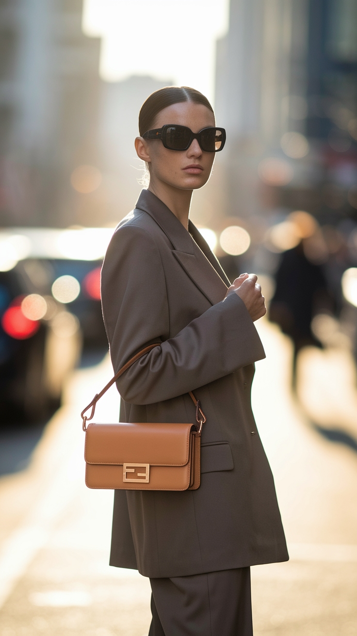 Exploring the Fendi Baguette Mini for Everyday Use outfit idea