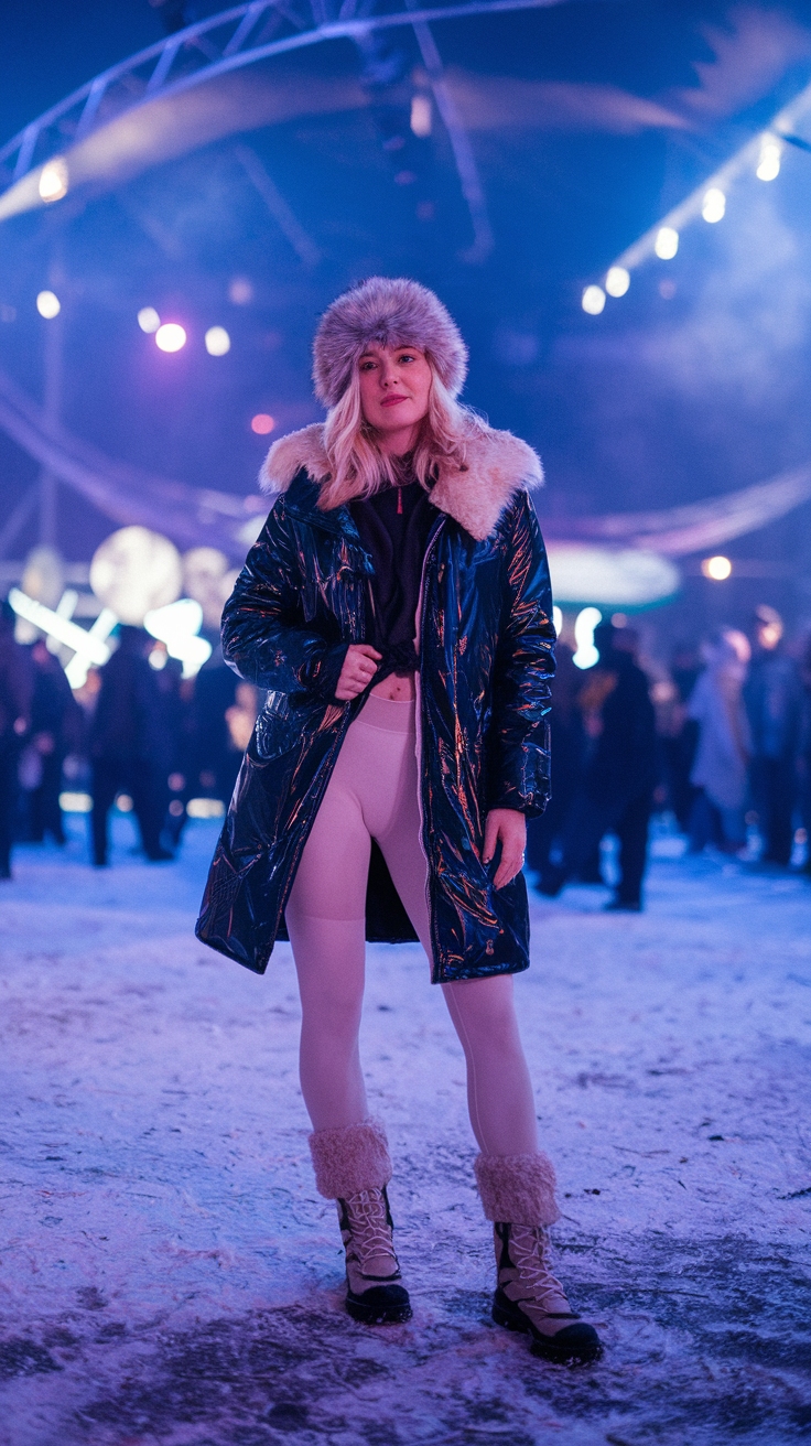 Festival Outfits Cold: Stay Warm and Stylish outfit idea
