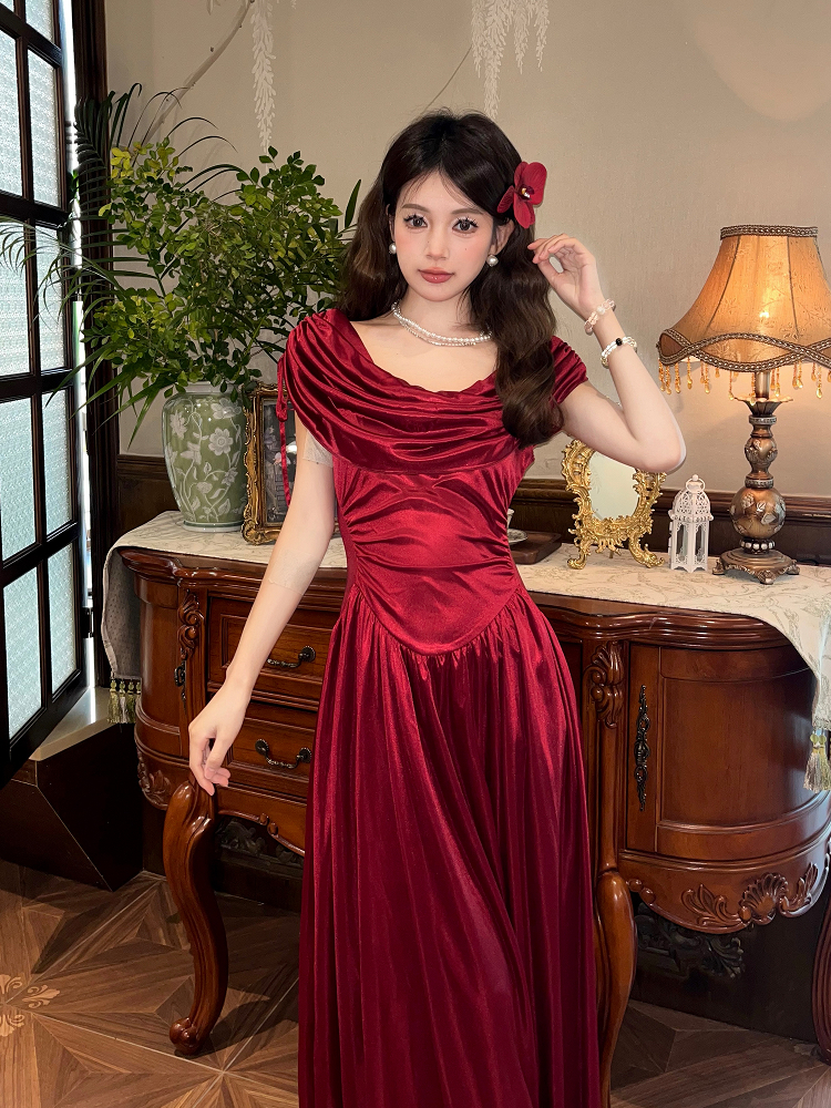 Flared Collar Little White Dress with French Court Design - Three-Color High-End Summer Dress for a Chic 90s Look Flared Collar Little White Dress with French Court Design - Three-Color High-End Summer Dress for a Chic 90s Look