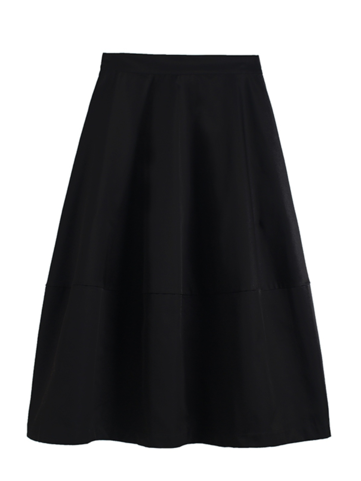 Floral Bud High-Waisted Flare Skirt - Slimming Mid-Length Commuter Style for Spring/Summer 2025 Floral Bud High-Waisted Flare Skirt - Slimming Mid-Length Commuter Style for Spring/Summer 2025