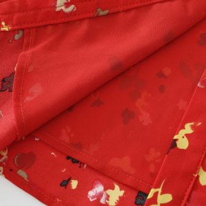 Floral Red Long Dress for Women - French-Style Summer Vacation Dress 2025, Celebrity-Inspired, Perfect for 90s and Y2K Fashion