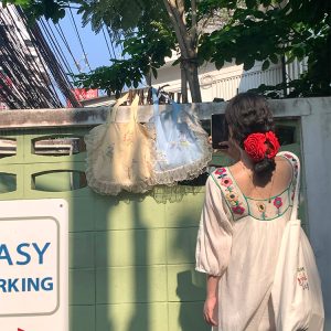 Flower Butterfly Lace Pearl Shimmering Crossbody Bag - Women's Vintage Summer Large Capacity Shoulder Bag