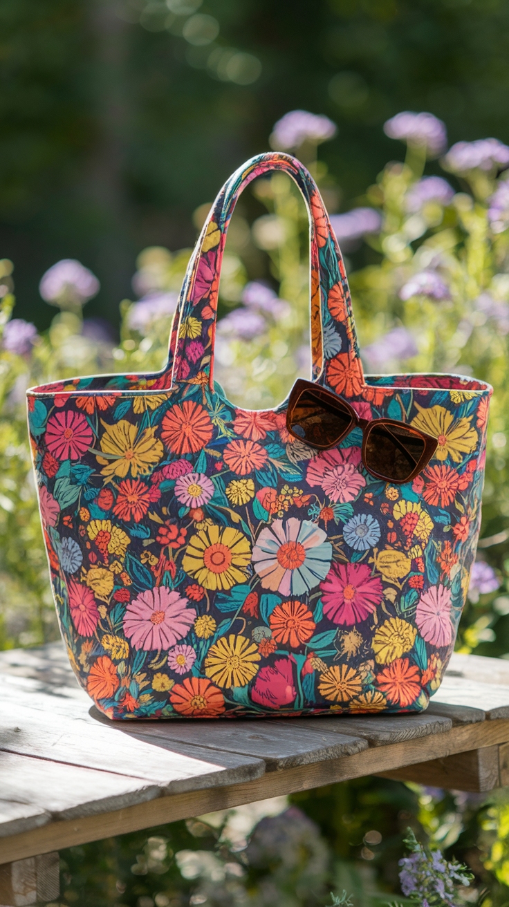 Floral Prints: The Flower Tote Bag Design You Need outfit idea