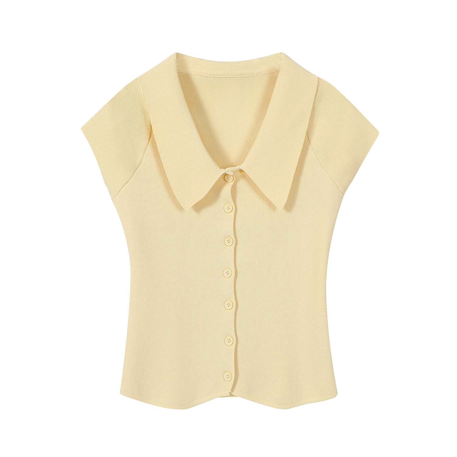 French Pumpkin Color Ice Silk Knitted Short Sleeve T-Shirt for Women, Unique Summer Cardigan Top with Flying Sleeves French Pumpkin Color Ice Silk Knitted Short Sleeve T-Shirt for Women, Unique Summer Cardigan Top with Flying Sleeves