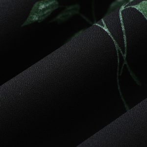 French Style Black Short Dress for Women - 2025 Summer Vacation Look, Inspired by Yang Caiyu, Trendy and Chic