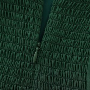 French Style Green Summer Dress 2025 with Side Slit and Spaghetti Straps - Women's Vacation Maxi Dress