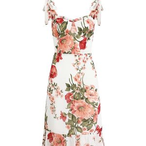 French-Style Long White Dress for Women - 2025 Summer Vacation Look, Yu Shuxin Inspired, Chic & Elegant Fashion Essential