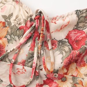 French Style Sleeveless Printed Long Dress for Summer 2025 - High-End Vacation Fashion for Women