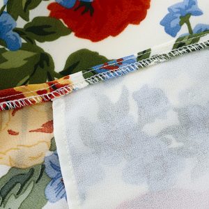 French-Style Sleeveless Printed Long White Dress for Women - Summer 2025 Slim Fit Vacation Fashion