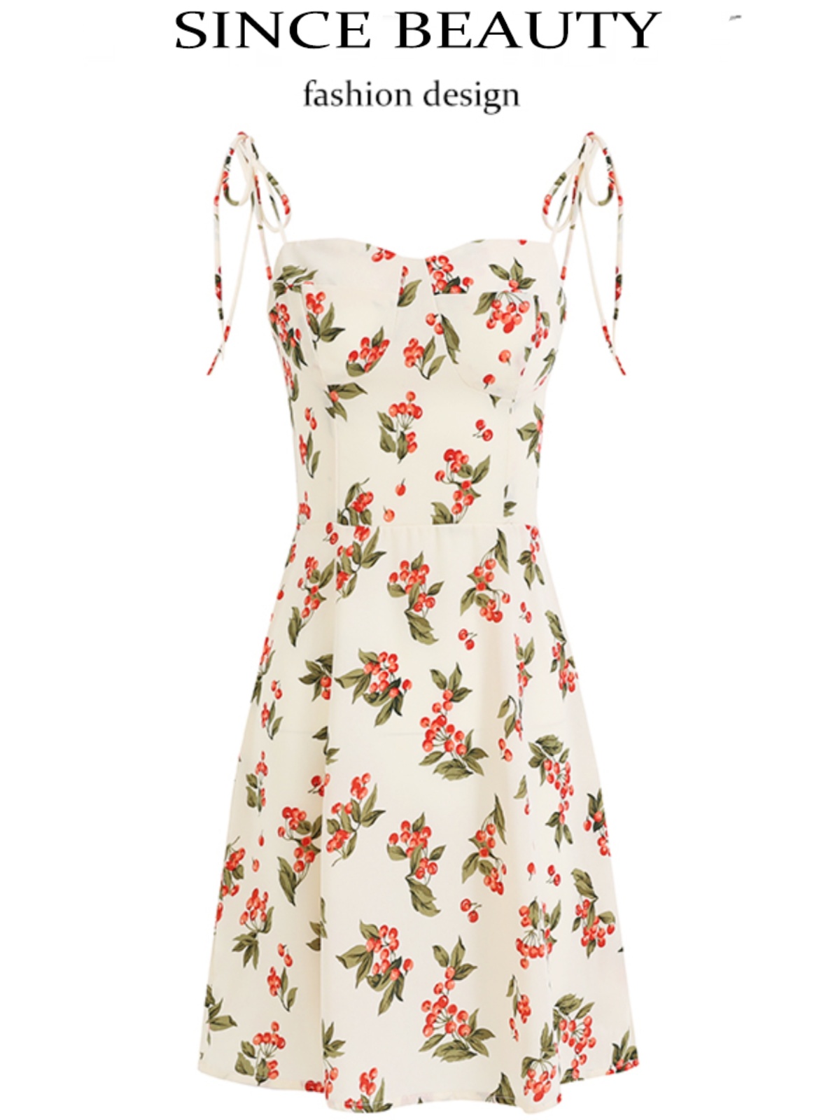 French Style Spaghetti Strap White Dress for Women - Petite Summer Vacation Dress 2025 - Slimming Design French Style Spaghetti Strap White Dress for Women - Petite Summer Vacation Dress 2025 - Slimming Design