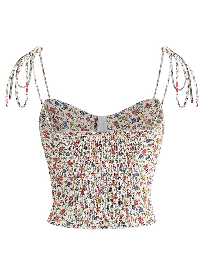 French-Style V-Neck Vacation Camisole - Slim Fit Summer Top for Spicy Girls - 2025 Fashion Essential French-Style V-Neck Vacation Camisole - Slim Fit Summer Top for Spicy Girls - 2025 Fashion Essential