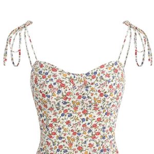 French-Style V-Neck Vacation Camisole - Slim Fit Summer Top for Spicy Girls - 2025 Fashion Essential