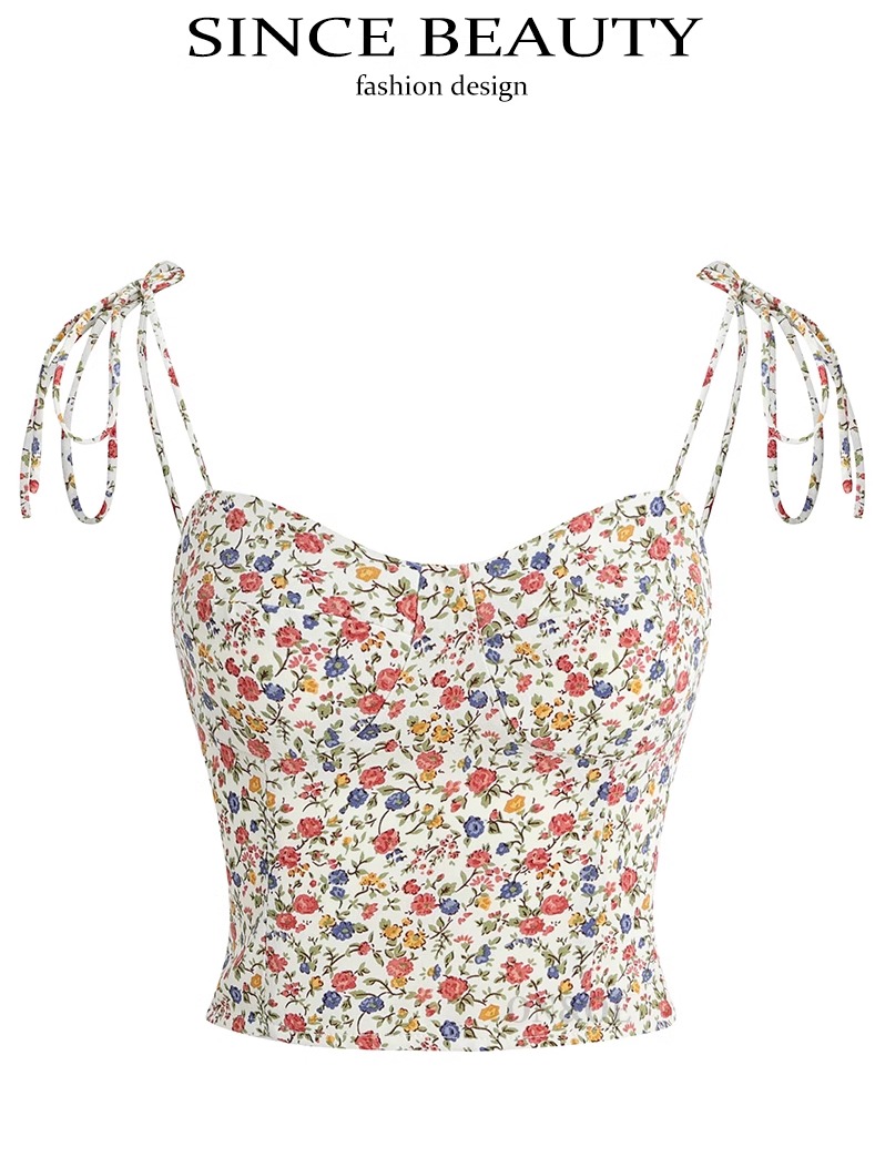 French-Style V-Neck Vacation Camisole - Slim Fit Summer Top for Spicy Girls - 2025 Fashion Essential French-Style V-Neck Vacation Camisole - Slim Fit Summer Top for Spicy Girls - 2025 Fashion Essential