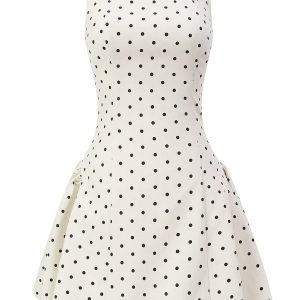 French-Style Vacation Short Dress for Women - 2025 Summer Camisole Dress Inspired by Yu Shuxin, Trendy and Chic