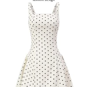 French-Style Vacation Short Dress for Women - 2025 Summer Camisole Dress Inspired by Yu Shuxin, Trendy and Chic