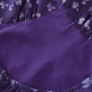 French Vintage Backless Floral Halter V-Neck Dress for Summer 2025 - Chic Vacation Style