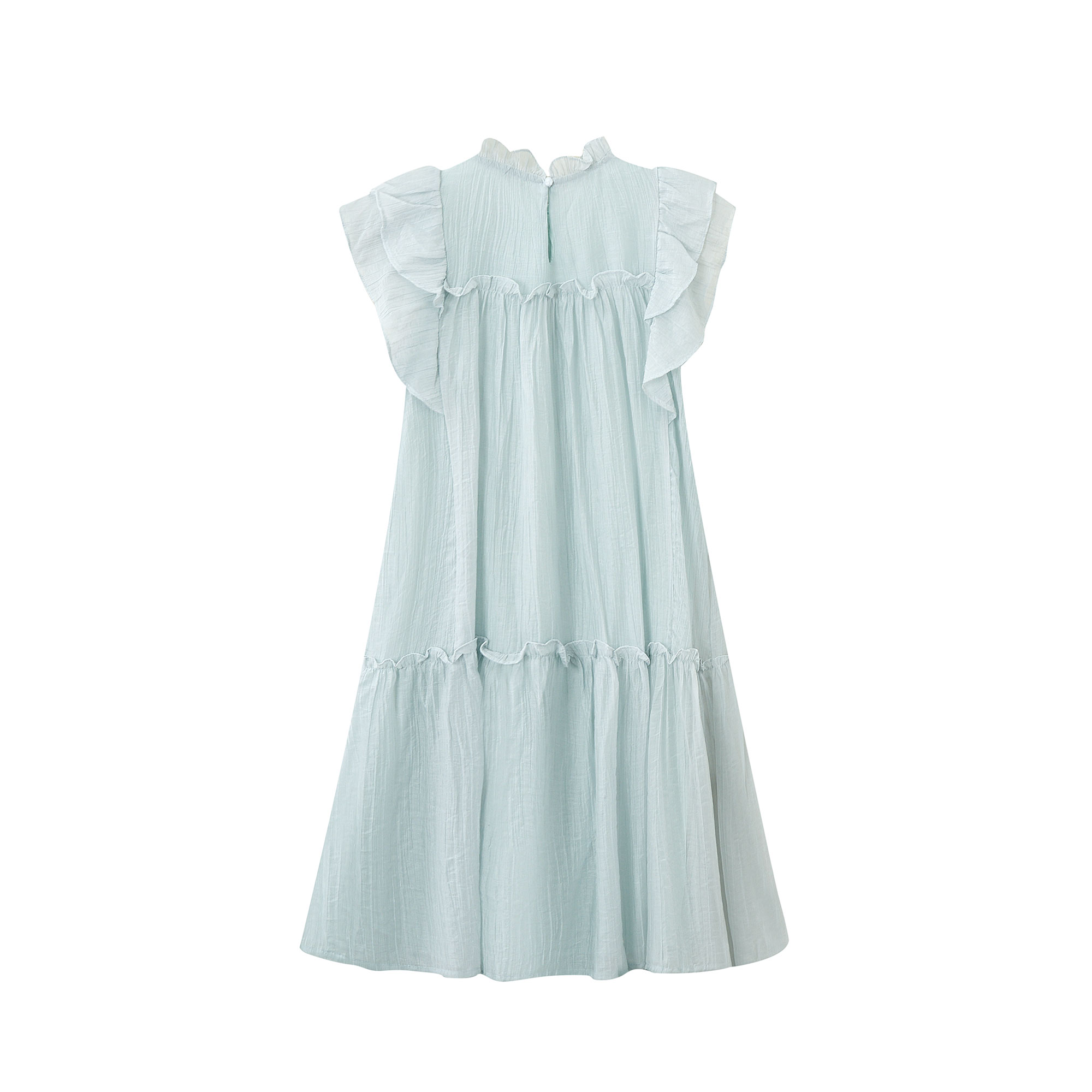 Fresh Blue Petite Princess Dress for Women - Sweet Age-Reducing Summer Style Cake Dress