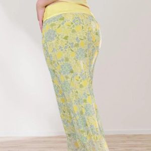 Fresh Dopamine Floral Bodycon Skirt - Women's Low Waist Lace-Up Mesh Straight Skirt - Trendy Y2K Style