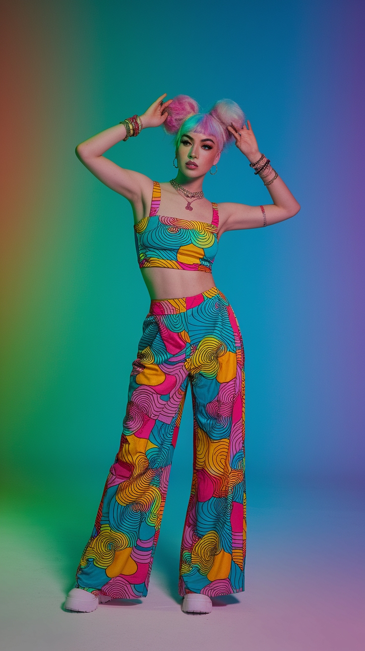 Funky Festival Outfits: Stand Out with Bold Styles outfit idea