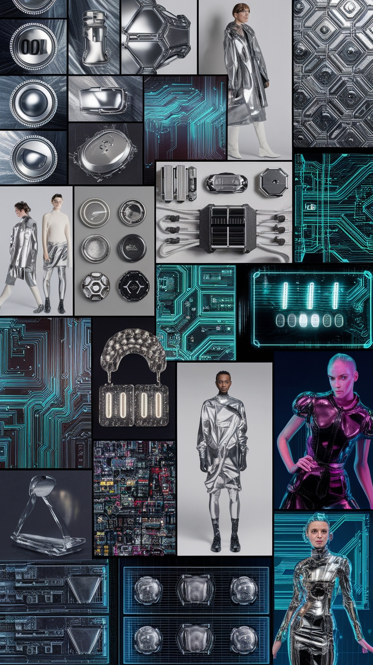 Crafting Your Futuristic Fashion Moodboard outfit idea