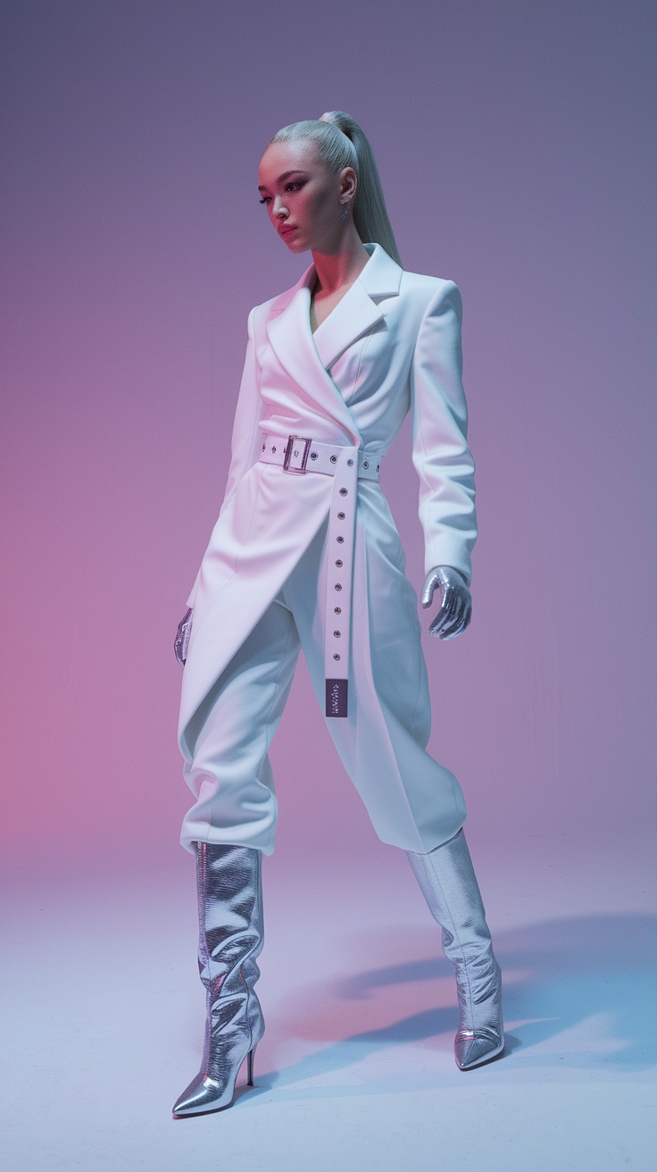 The Allure of Futuristic Minimalism Fashion Today outfit idea