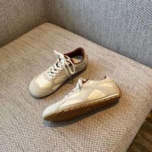 Genuine Leather Retro Color-Block ACG Shoes for Women - 2025 Summer Breathable Sports Casual Training Footwear