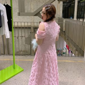 Gold Off-Shoulder Plus Size Dress for Women - Elegant Goddess Style, Waist-Defined, Black Long Dress for Summer Events