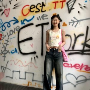 Graffiti Printed Camisole for Women - Summer Slim Fit Short Top, Trendy Street Style, Casual Wear, Urban Fashion