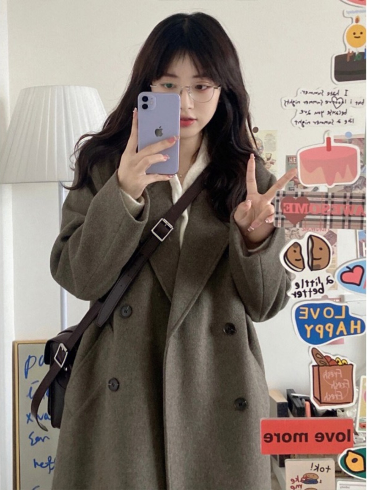 Gray Coffee Cashmere Long Coat for Women - 2024 Winter Korean Style High-End Thick Down Jacket Outerwear Gray Coffee Cashmere Long Coat for Women - 2024 Winter Korean Style High-End Thick Down Jacket Outerwear