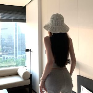 Gray Drawstring Slim-Fit Casual Pants for Women - Versatile Hip-Hugging Summer Sports Shorts