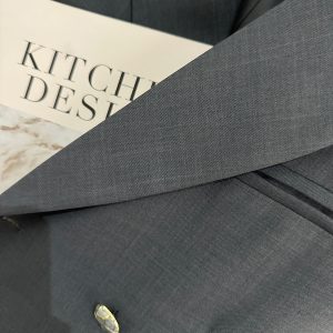 Gray Short Sleeve Suit Jacket for Women - Thin Summer Blazer, Trendy Korean Style 2025 Fashion, High-End Professional Look