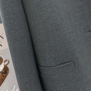 Gray Stylish Short Coat for Women - High-End Little Chanel Style, Versatile Elegant Outerwear for Spring and Autumn 2025