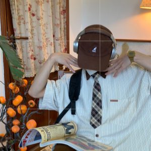 Handmade American Vintage Striped Collar Casual Short Sleeve Shirt for Men and Women, Japanese Style Loose Versatile Top