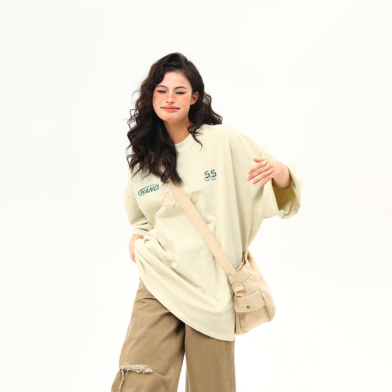 Heavyweight American Vintage Wash Short Sleeve T-Shirt for Men and Women, Loose Fit, Versatile Couple Top, Retro Style Fashion Heavyweight American Vintage Wash Short Sleeve T-Shirt for Men and Women, Loose Fit, Versatile Couple Top, Retro Style Fashion