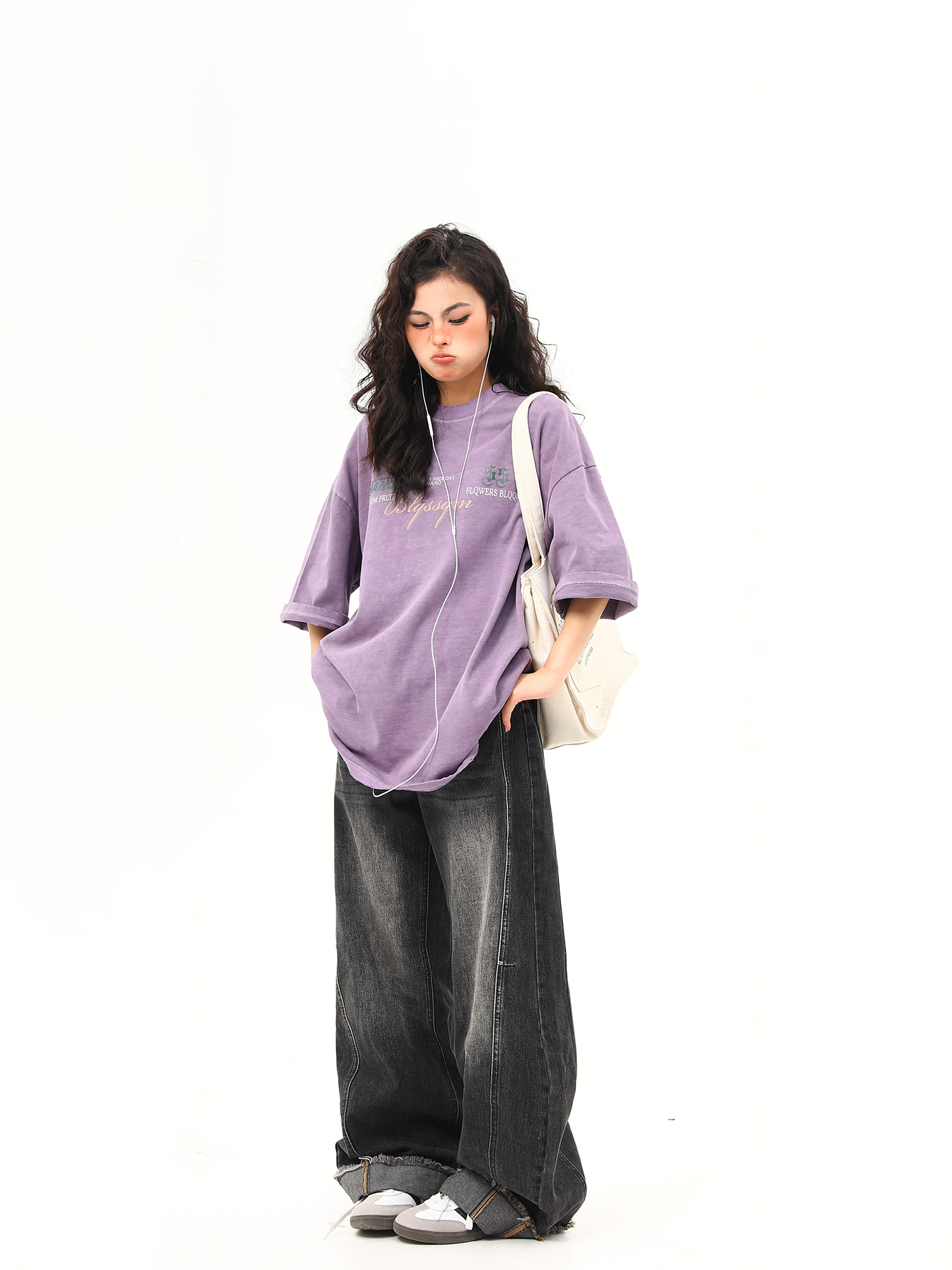 Heavyweight American Vintage Wash Short Sleeve T-Shirt for Men and Women, Loose Fit, Versatile Couple Top, Retro Style Fashion Heavyweight American Vintage Wash Short Sleeve T-Shirt for Men and Women, Loose Fit, Versatile Couple Top, Retro Style Fashion