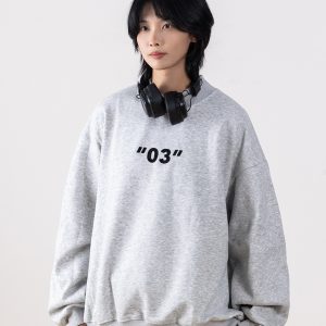 Heavyweight Basic Sweatshirt for Men, Small Collar, Loose Fit, Thickened Fleece Top for Spring 2025, Casual Streetwear Style