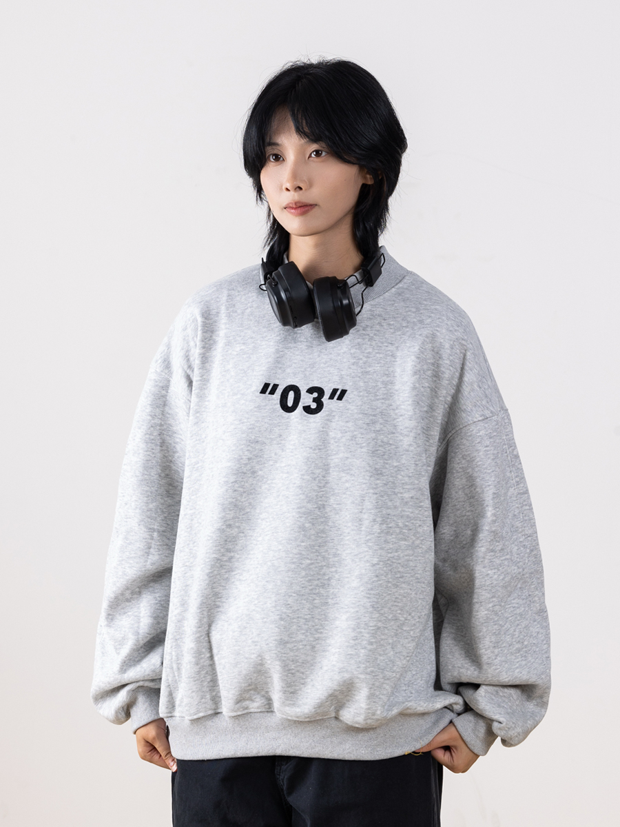 Heavyweight Basic Sweatshirt for Men, Small Collar, Loose Fit, Thickened Fleece Top for Spring 2025, Casual Streetwear Style Heavyweight Basic Sweatshirt for Men, Small Collar, Loose Fit, Thickened Fleece Top for Spring 2025, Casual Streetwear Style